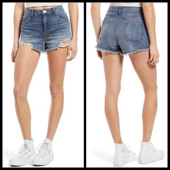 💕STS BLUE💕 Maya Ripped High Waist Shorts ~ Redstone 26 NWT - Picture 1 of 16